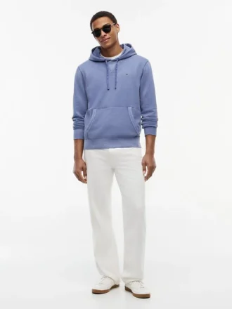 Garment-Washed Terry Hoodie