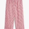 Gingham-bukser i linblanding