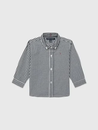 Gingham-skjorte for babyer