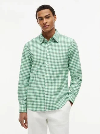 Gingham-skjorte i regular fit