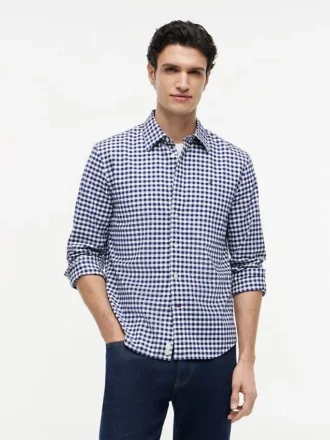 Gingham-skjorte i regular fit