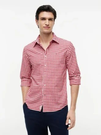 Gingham-skjorte i regular fit