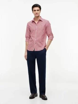 Gingham-skjorte i regular fit