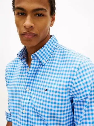 Gingham-skjorte i regular fit