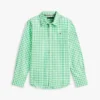 Gingham-skjorte i stretch for barn