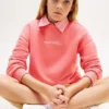 Glitter-genser med Tommy-logo for barn