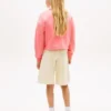 Glitter-genser med Tommy-logo for barn