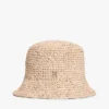 Heklet raffia-bøttehatt