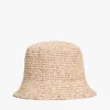 Heklet raffia-bøttehatt