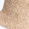 Heklet raffia-bøttehatt