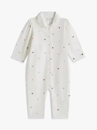 Hele overalls med trykk til babyer