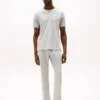 Henley-soveskjorte i suede-jersey