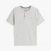 Henley-soveskjorte i suede-jersey