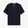 Henley-soveskjorte i suede-jersey