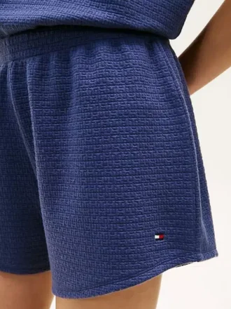 Henley-T-skjorte og shorts-sovesett