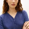 Henley-T-skjorte og shorts-sovesett