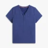 Henley-T-skjorte og shorts-sovesett
