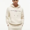 Hettegenser med brodert Tommy-logo