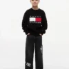 Hilfiger-baggyjeans med graffititrykk for barn Hilfiger-baggyjeans med graffititrykk for barn
