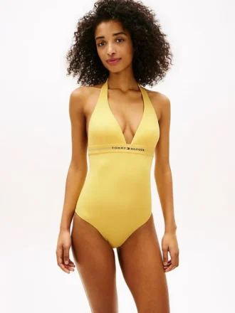 Hilfiger Logo Halter-badedrakt