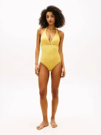 Hilfiger Logo Halter-badedrakt