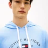 Hilfiger Logo Pique Sleep Hoodie