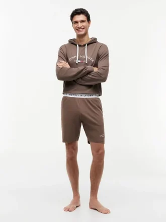 Hilfiger Logo Pique Sleep Shorts