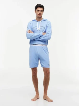 Hilfiger Logo Pique Sleep Shorts