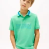 Hilfiger Logo Stretch Polo for barn