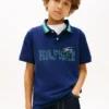 Hilfiger Logo Stretch Polo for barn