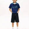Hilfiger Logo Stretch Polo for barn