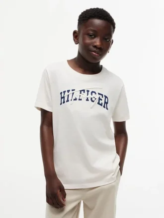 Hilfiger-T-skjorte med grafisk trykk for barn
