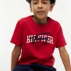 Hilfiger-T-skjorte med grafisk trykk for barn