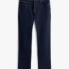 Indigo Wash Straight Jeans