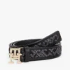 Jacquardbelte med monogramspenne
