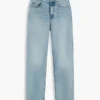Jeans med høy midje og avsmalnende ben Jeans med høy midje og avsmalnende ben