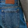 Jeans med høy midje og vide ben