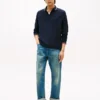 Jeans med spenne Jeans med spenne