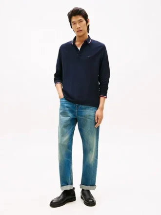 Jeans med spenne