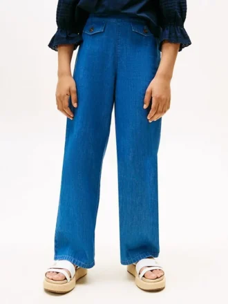 Jeans med vid benvidde for barn