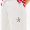 Jentebukser med strassstjerne-logo