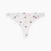 Jersey-string med blomstertrykk