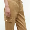 Joggebukse i stretchbomull
