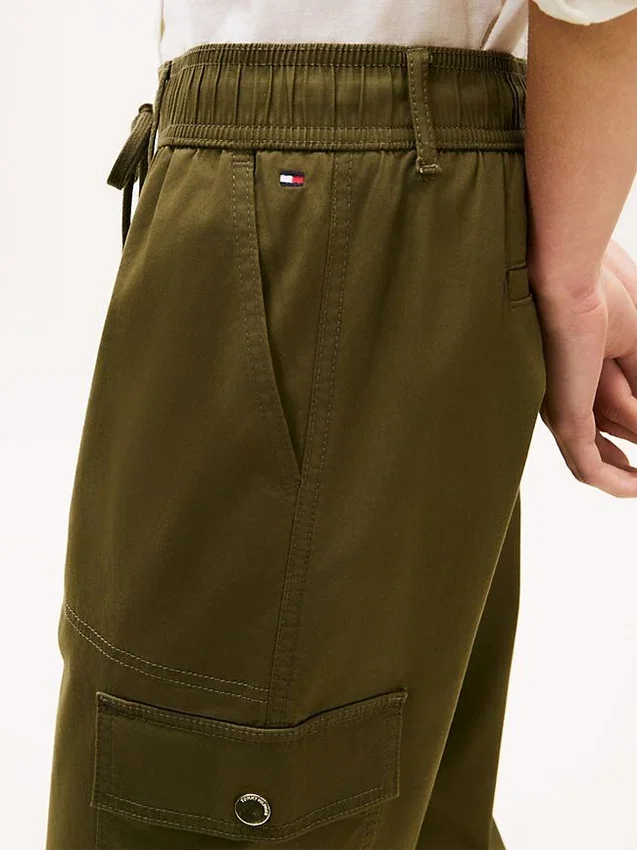 Joggebukse i stretchbomull Joggebukse i stretchbomull