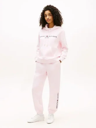Joggebukse med brodert Tommy-logo