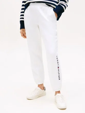 Joggebukse med brodert Tommy-logo