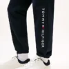 Joggebukse med brodert Tommy-logo