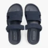 Justerbar sandal i semsket skinn