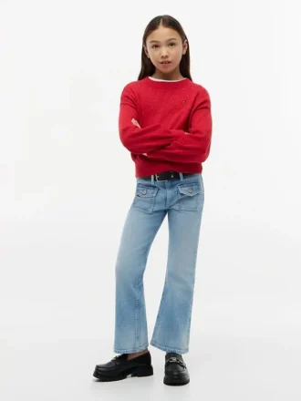 Kids’ Jeans med påsydde lommer