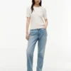 Klassiske jeans med høy midje og rett passform